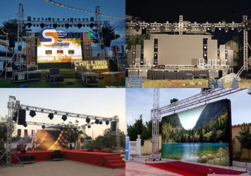 Màn hình LED P3.91 sự kiện ngoài trời do đơn vị SAVILED lắp đặt