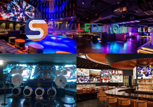 SAVILED cung cấp màn hình LED P4 trong nhà cho quán bar