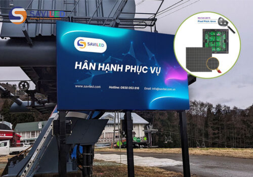 SAVILED cung cấp màn hình LED P6 ngoài trời