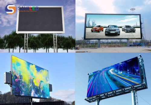 Màn hình LED P6 ngoài trời trên các billboard quảng cáo do SAVILED cung cấp