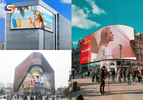 Màn hình LED P6 ngoài trời ở ngoài các tòa nhà do SAVILED cung cấp