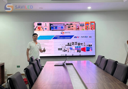 Phòng họp ở các trường học được SAVILED lắp đặt màn hình LED