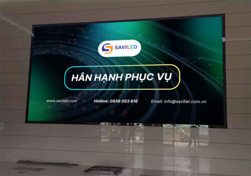 SAVILED lắp đặt màn hình LED có độ sáng rõ ràng trong các điều kiện ánh sáng
