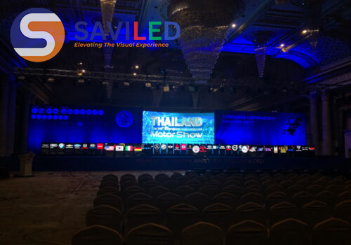 Màn hình LED sân khấu sự kiện Motor Show do SAVILED cung cấp