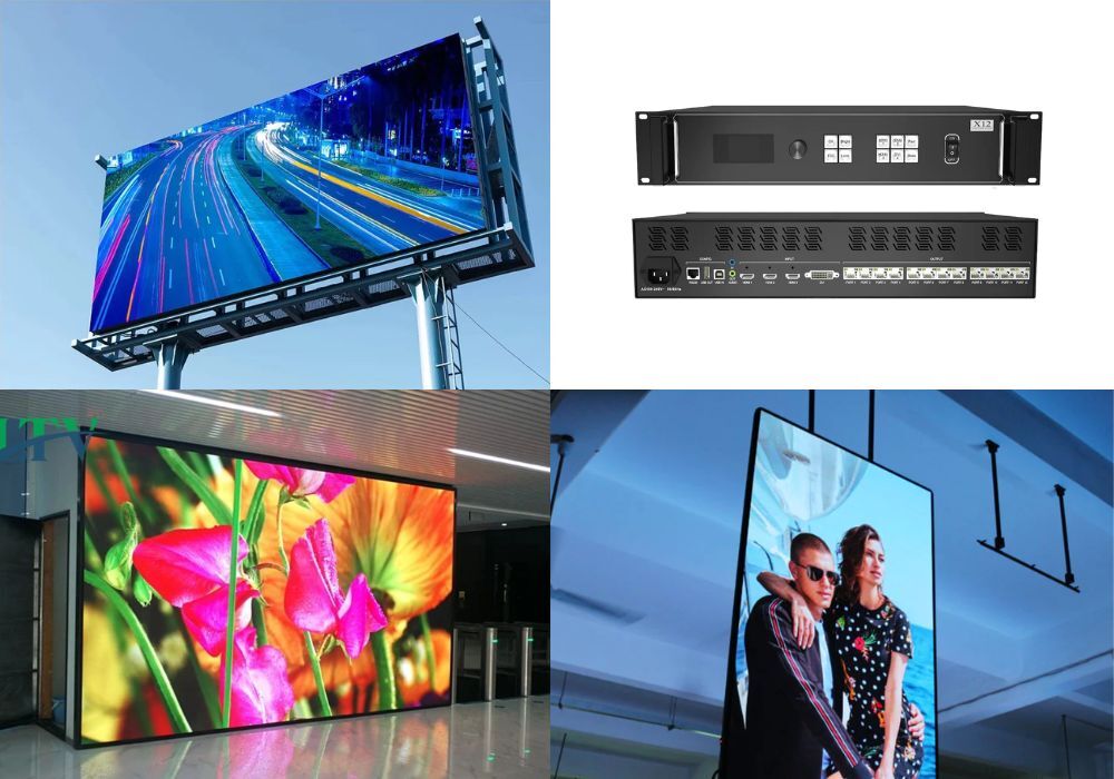 Quảng cáo và sự kiện ứng dụng bộ xử lý tín hiệu cho màn hình LED