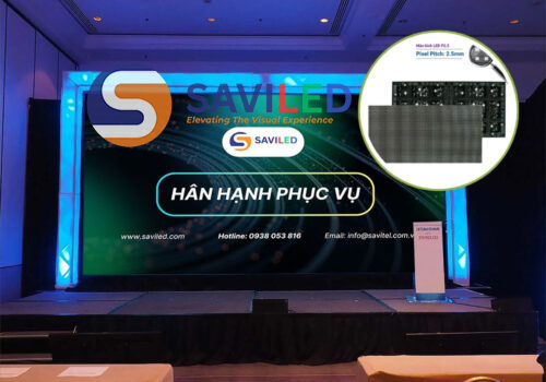 Màn hình LED P2.5 trong nhà tại hội nghị do SAVILED cung cấp