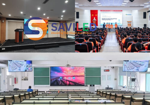 SAVILED cung cấp màn hình LED P2.5 trong nhà tại phòng học, giảng đường