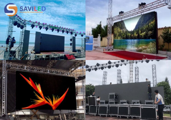 SAVILED cung cấp màn hình LED P4 ngoài trời cho các sự kiện