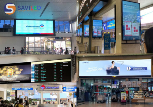 SAVILED cung cấp màn hình LED P4 ngoài trời cho sân bay