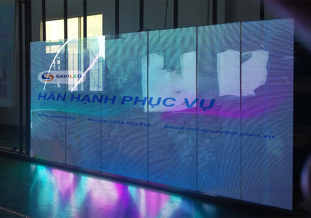 SAVILED cung cấp màn hình LED trong suốt với độ sắc nét cao