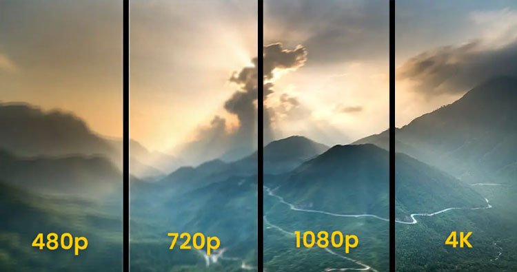 Độ phân giải 1080p cho ra hình ảnh sắc nét