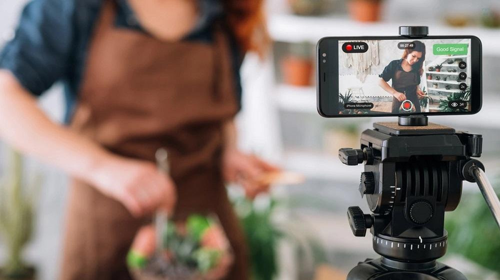 Hoạt động livestream ứng dụng độ phân giải 720p