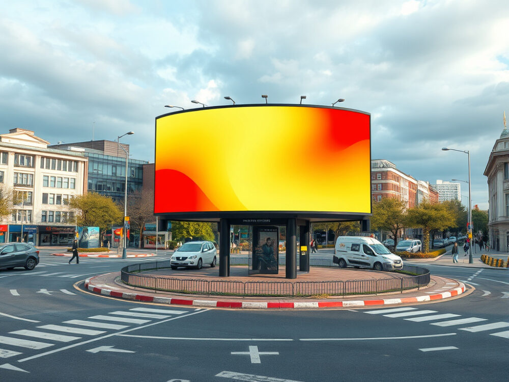 Hình ảnh billboard dạng vòng xoay