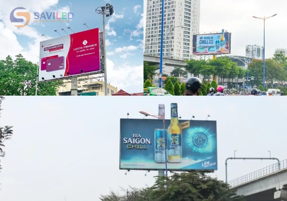 Billboard quảng cáo ở khu vực hạn chế, đông dân cư