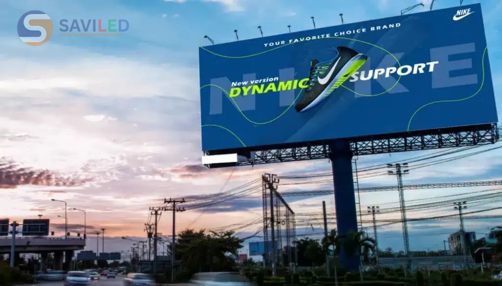 SAVILED lắp đặt billboard quảng cáo 2 mặt