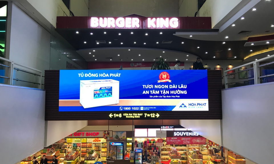 Màn hình LED do SAVILED lắp đặt tại trung tâm thương mại tại Đà Nẵng