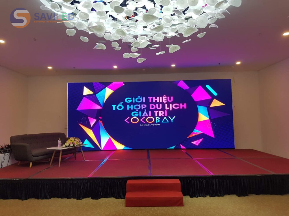 Màn hình LED hội nghị, hội thảo do SAVILED cho thuê tại Hải Phòng