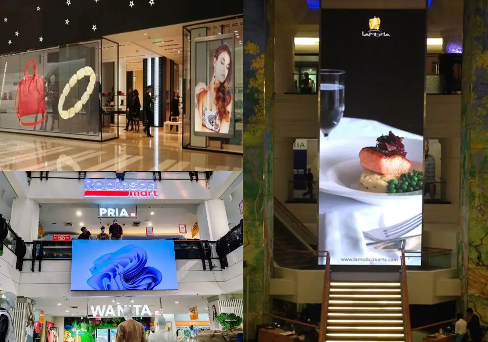 Màn hình LED quảng cáo tại trung tâm thương mại Hải Phòng do SAVILED cung cấp