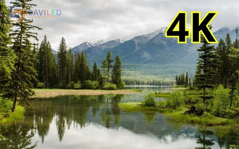 Độ phân giải 4K trên màn chiếu cho ra hình ảnh sắc nét