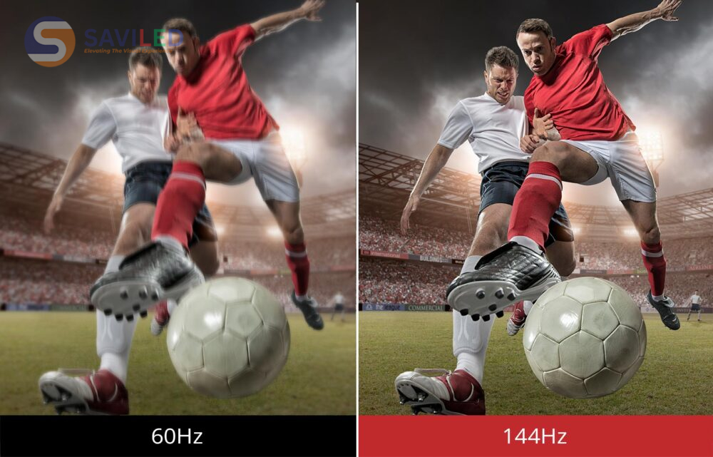 144Hz cho ra hình ảnh sắc nét hơn 60Hz 144Hz cho ra hình ảnh sắc nét hơn 60Hz