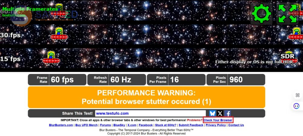 Chọn Check Your Browser để kiểm tra Chọn Check Your Browser để kiểm tra