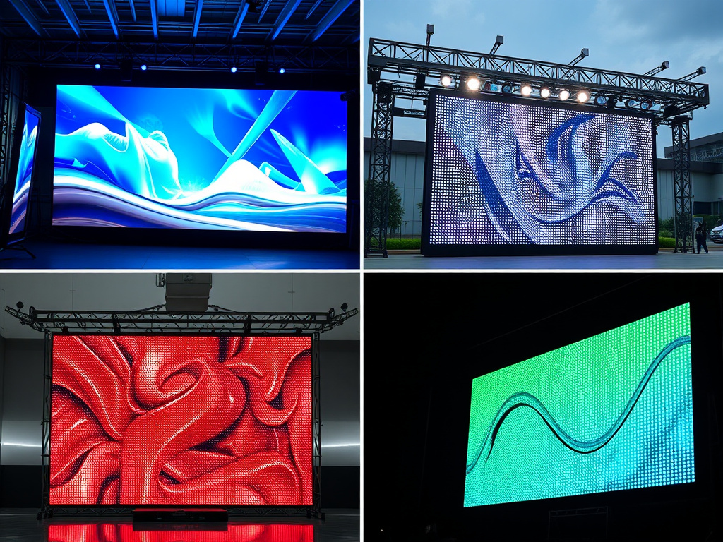 Một số loại màn hình LED do SAVILED lắp đặt Các loại màn hình LED phổ biến do SAVILED lắp đặt