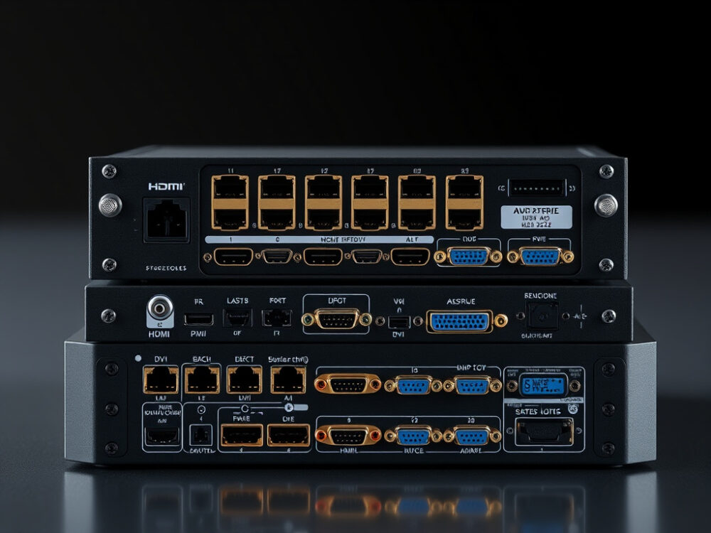 Video Wall Controller phần cứng tích hợp đa dạng cổng đầu vào, đầu ra