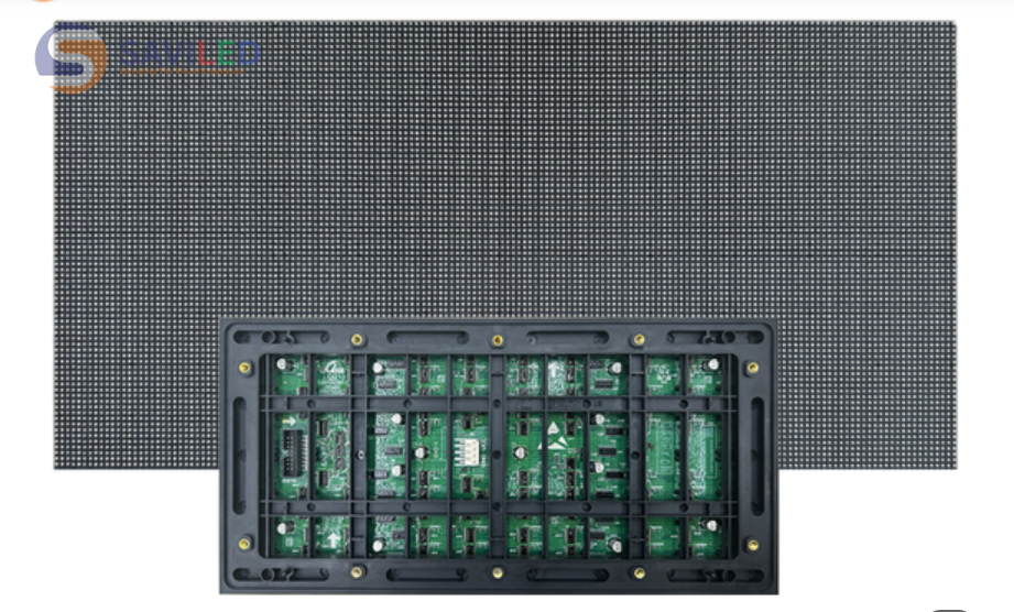 màn hình LED Qiangli P6 hiển thị quảng cáo ngoài trời