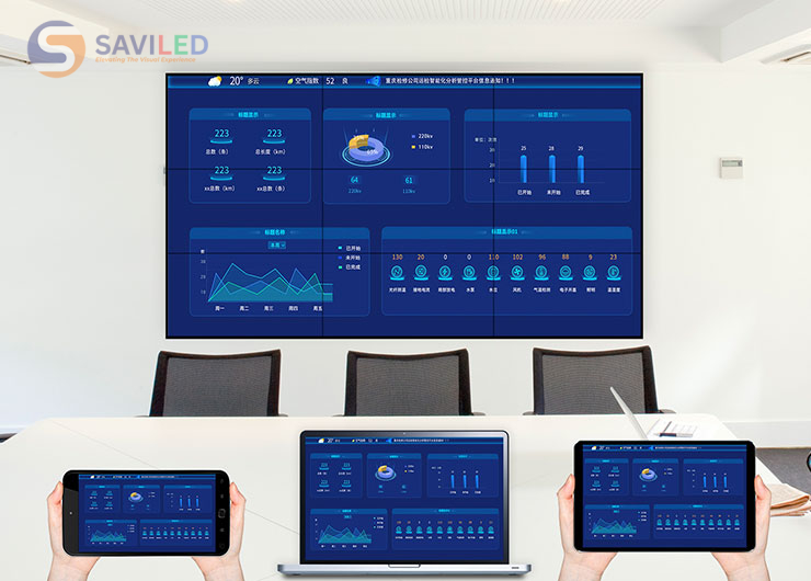 man hinh ghep avasdi trinh chieu khong day