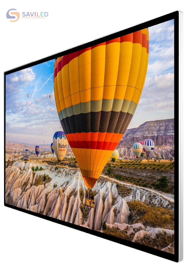 màn hình quảng cáo treo tường AVASDI VM Series hiển thị nội dung