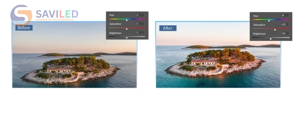 Công nghệ quản lý màu sắc của controller LED Colorlight X4m X2m