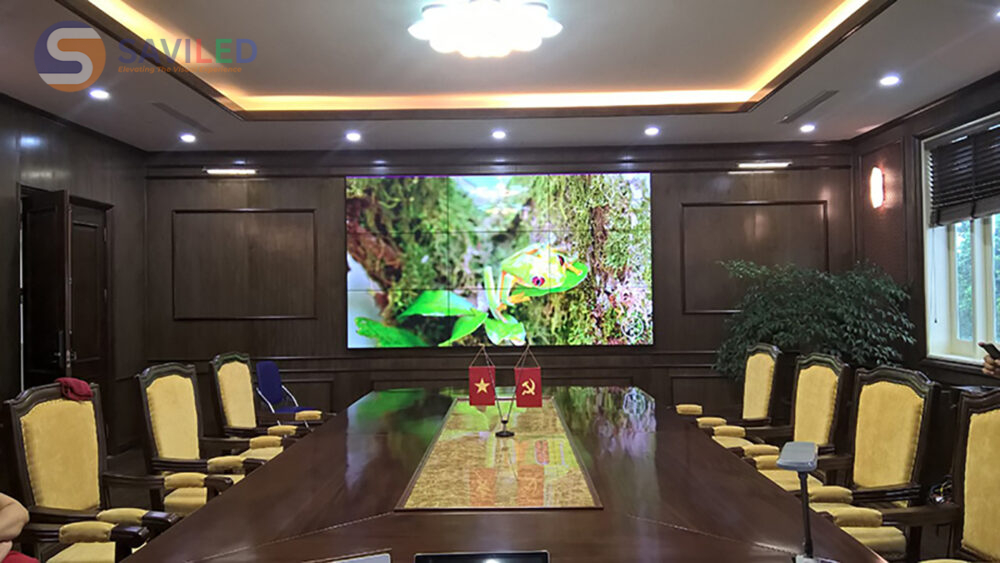 Phòng họp, phòng hội thảo sử dụng màn hình ghép 1.8mm Phòng họp, phòng hội thảo sử dụng màn hình ghép 1.8mm