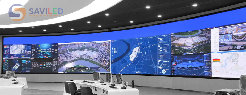 Màn hình ghép được sử dụng nhiều trong trung tâm giám sát, điều hành