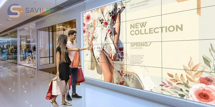 SAVILED lắp đặt màn hình ghép quảng cáo tại trung tâm thương mại